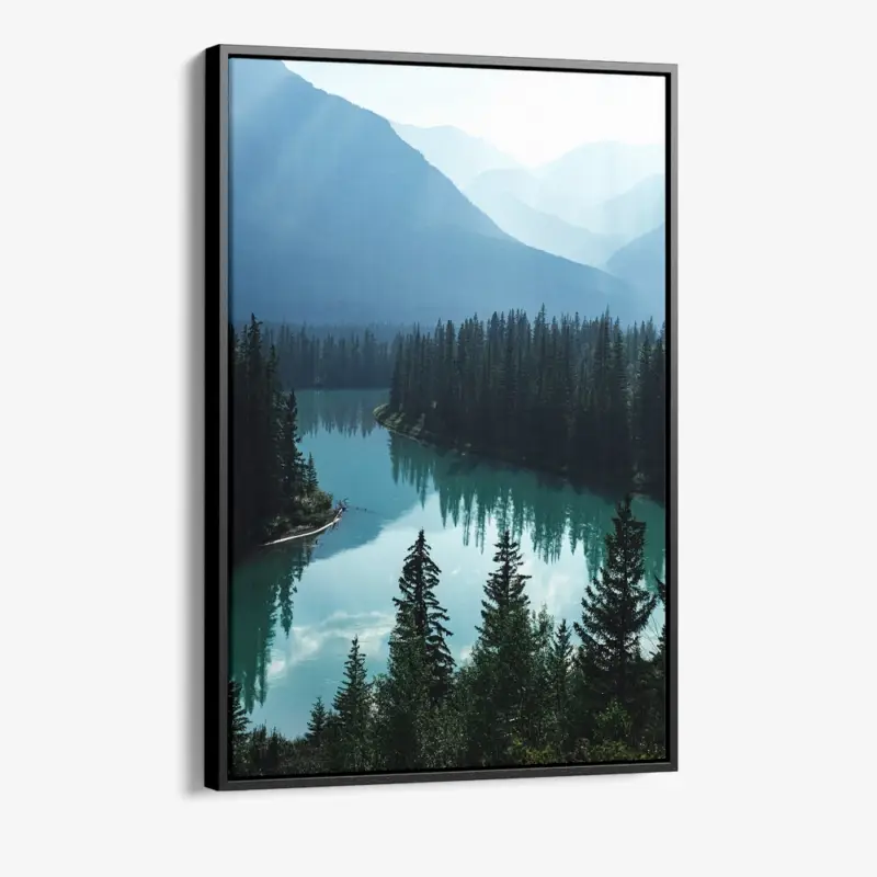 "Everblue Bend" - Canvas - 40x60 cm Nouveauté