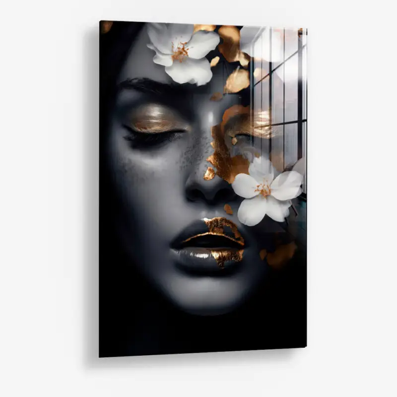 Top Vente Blossoms of the Soul – Glass - Gehard glas - 40x60 cm - Zonder lijst