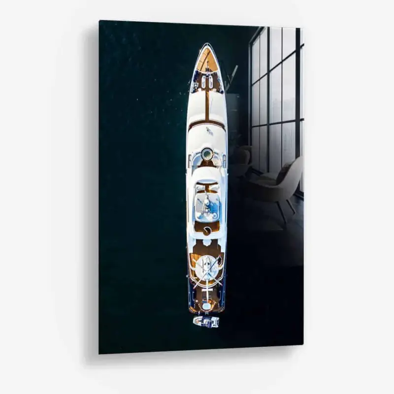 Vente Flash Cabo Yacht - Glass - Gehard glas - 40x60 cm - Zonder lijst