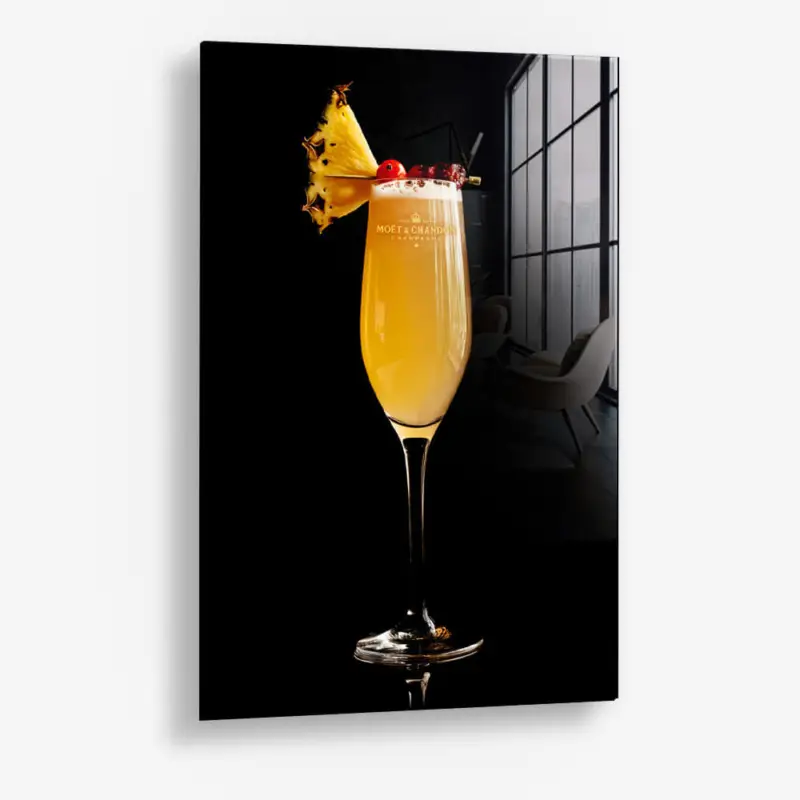 The Cocktail – Glass - Gehard glas - 40x60 cm - Zonder lijst Meilleure Vente
