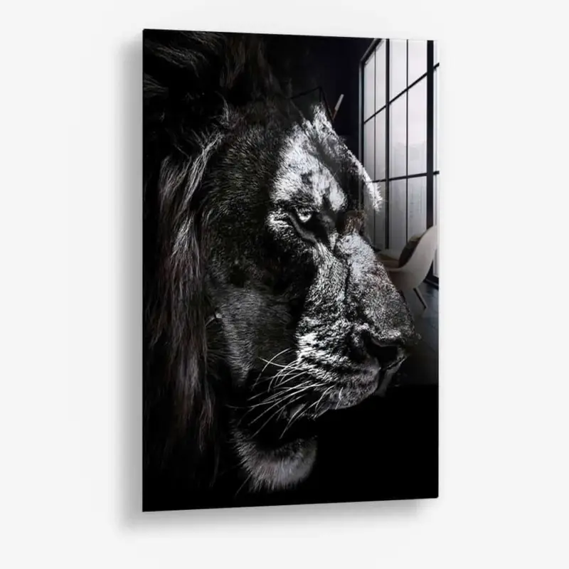 The King – Glass - Gehard glas - 40x60 cm - Zonder lijst Must-Have