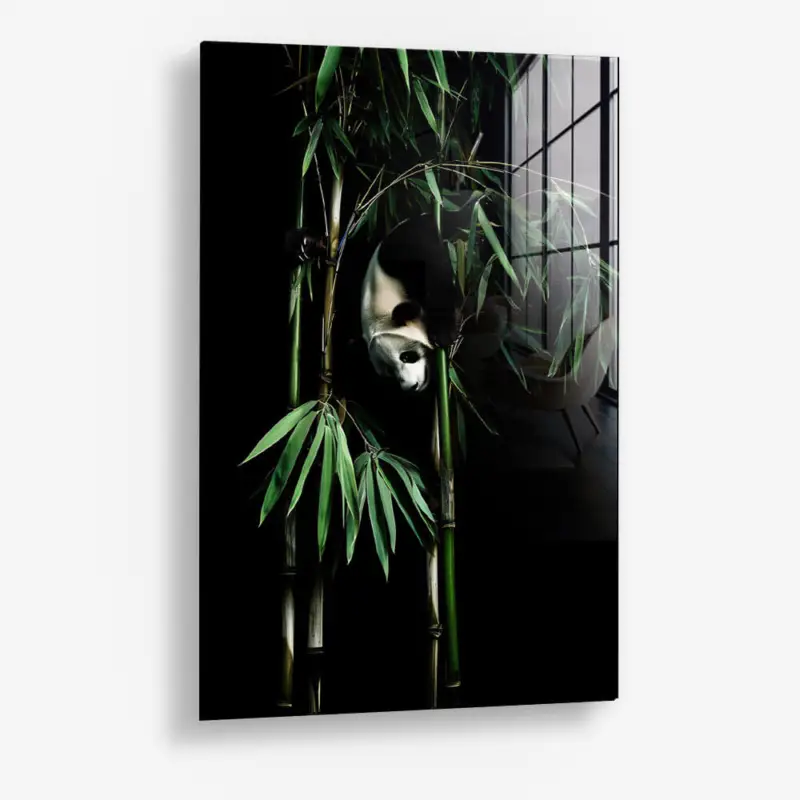 The Panda – Glass - Gehard glas - 40x60 cm - Zonder lijst Certifié