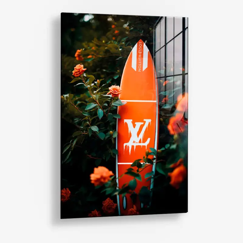 The Surf Board I – Glass - Gehard glas - 40x60 cm - Zonder lijst Expédié Aujourd’hui