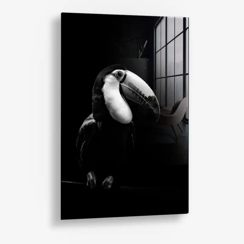 Tropical Silhouette – Glass - Gehard glas - 40x60 cm - Zonder lijst Nouvelle Collection