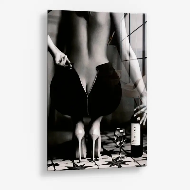 Unzipped – Glass - Gehard glas - 40x60 cm - Zonder lijst Vente Flash