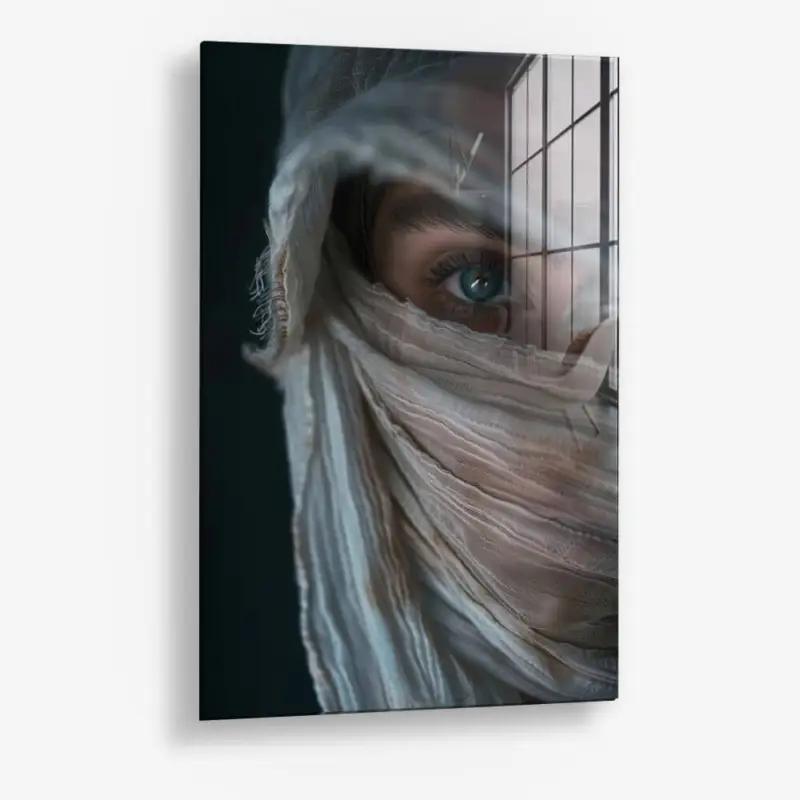 Veil of Secrets – Glass - Gehard glas - 40x60 cm - Zonder lijst Satisfait Ou Remboursé