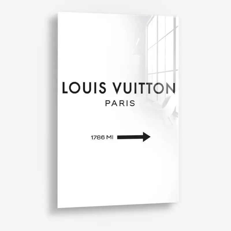 Way to Paris V – Glass - Gehard glas - 40x60 cm - Zonder lijst Quantité Limitée