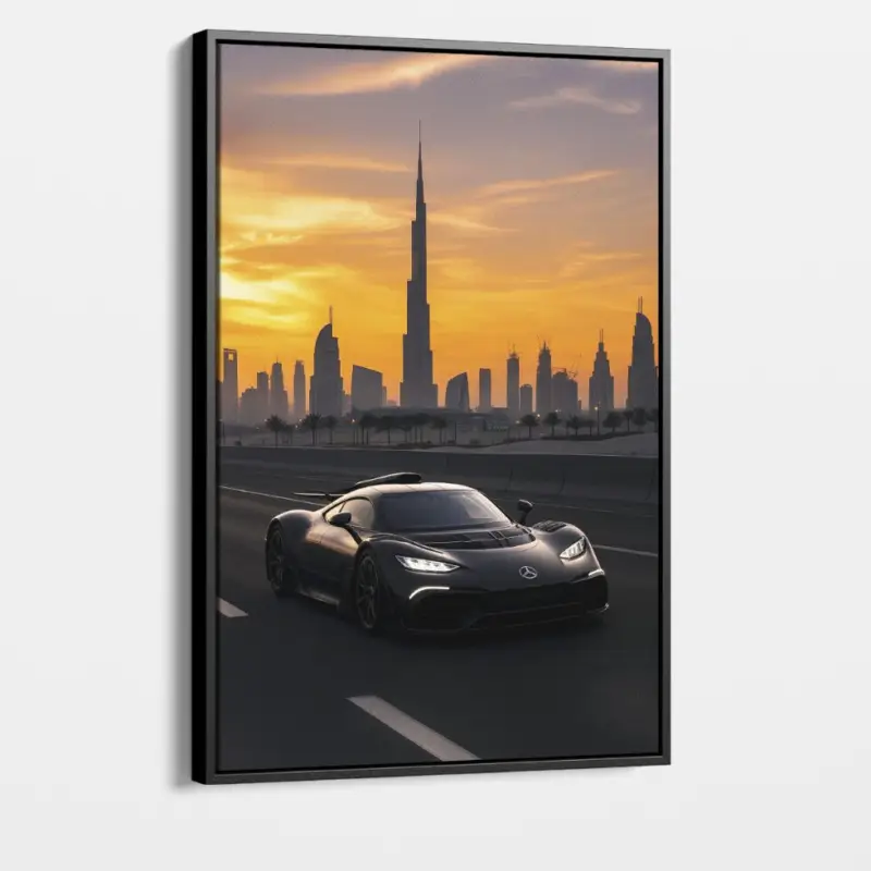 "Chromatic Drive III: Black" - Canvas - Zonder lijst - 50x70 cm Affaire À Saisir