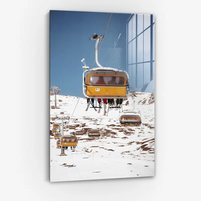 Winter Glide - Glas - Gehard glas - 40x60 cm - Zonder lijst Prix Réduit