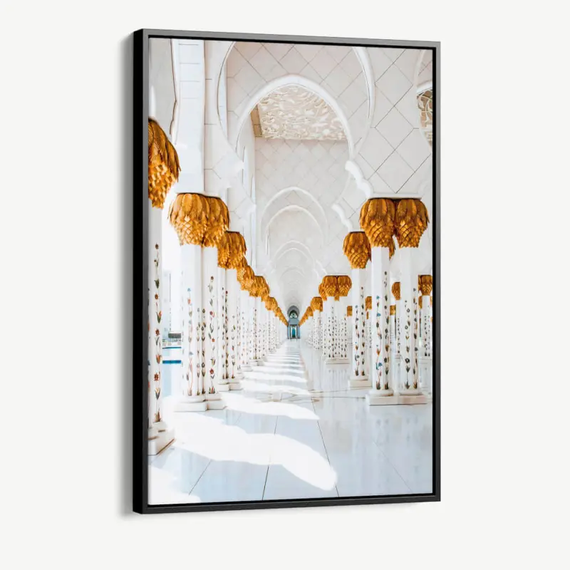 "Abu Dhabi Arcades" - Canvas - 40x60 cm Prix Cassé