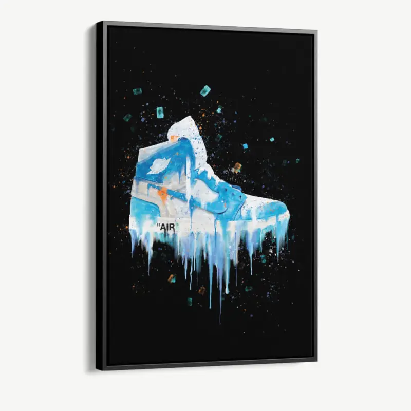 "AIR (Blue)" - Canvas - 40x60 cm Retour Gratuit