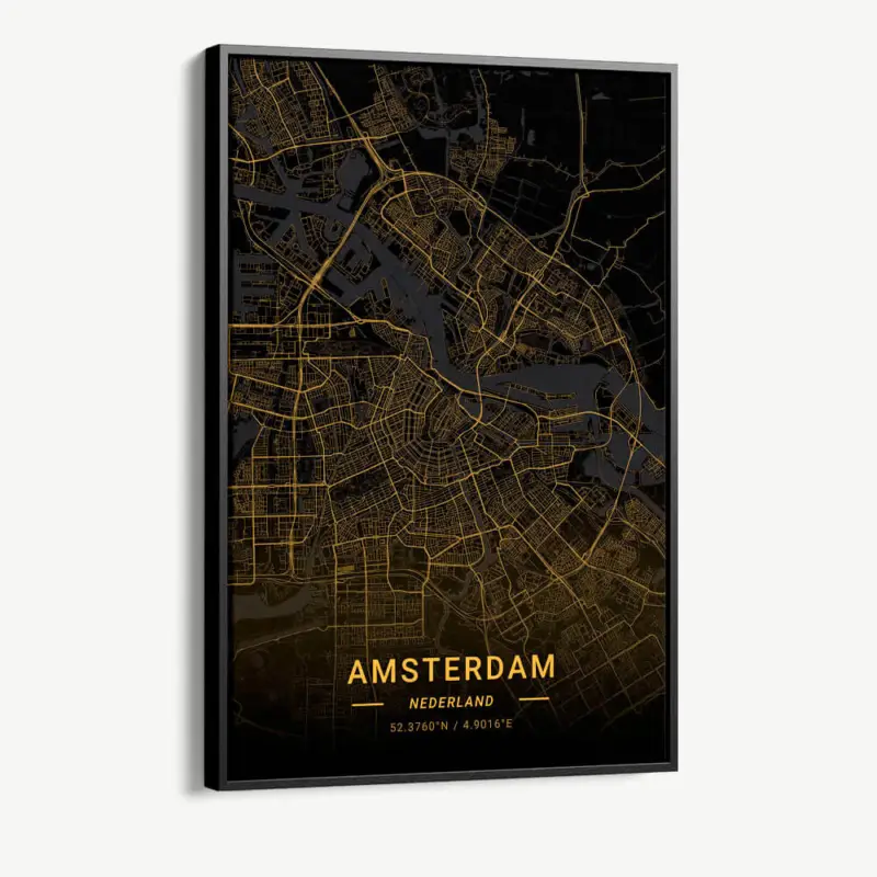 "Amsterdam Gold" - Canvas - 40x60 cm Affaire À Saisir