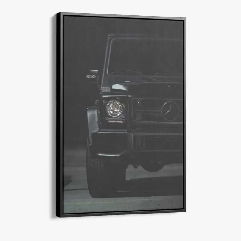 "Benz Truck" - Canvas - 40x60 cm Acheter Direct