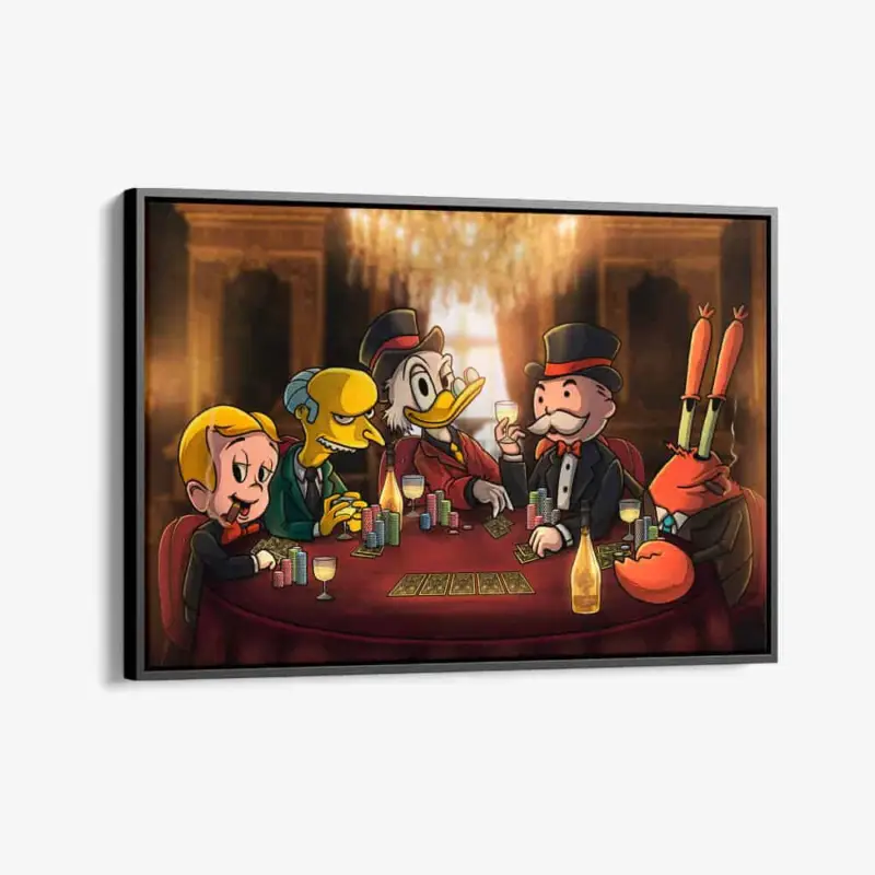 "Billionaires United" - Canvas - 40x60 cm Offre Spéciale
