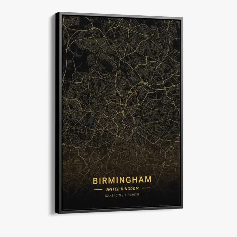 "Birmingham Gold" - Canvas - 40x60 cm Certifié