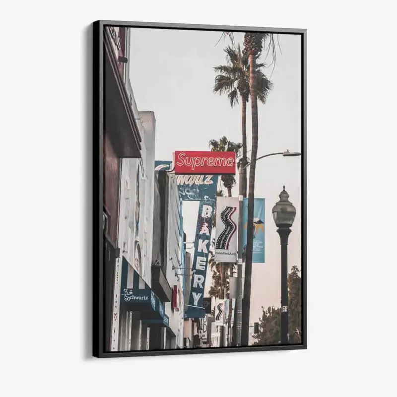 "Californian Shopping" - Canvas - 40x60 cm Top Vente