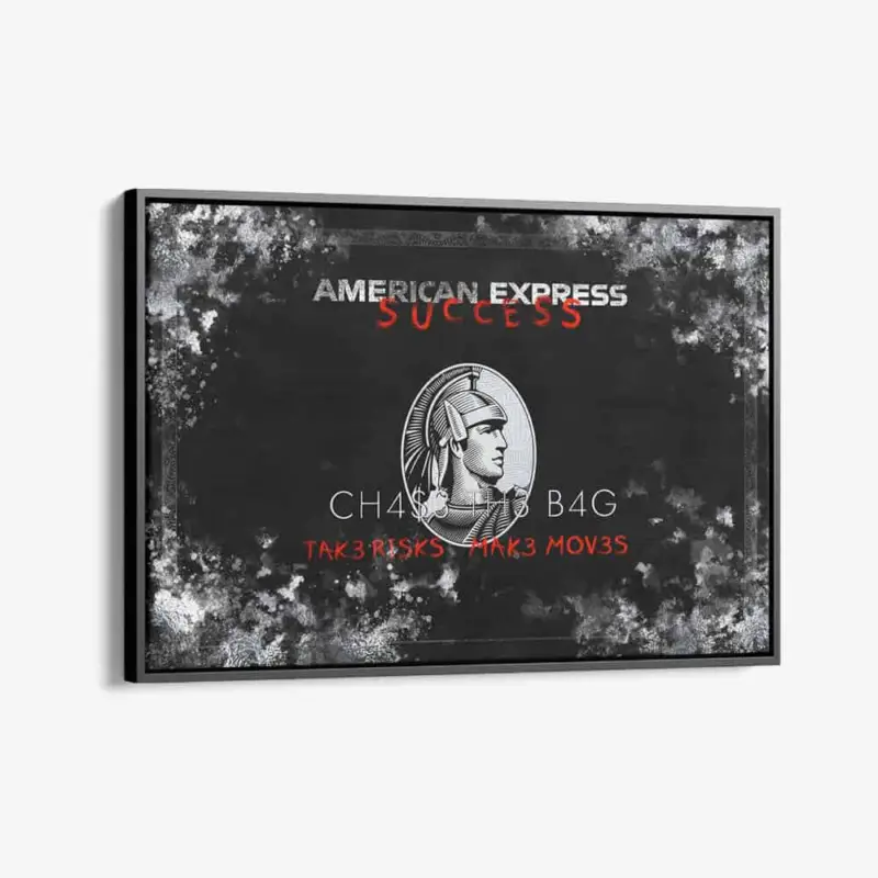 "Chase The Bag" - Canvas - 40x60 cm Solde