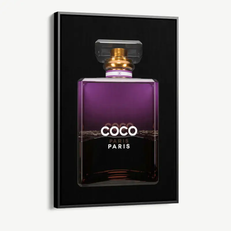 "COCO Purple" - Canvas - 40x60 cm Solde