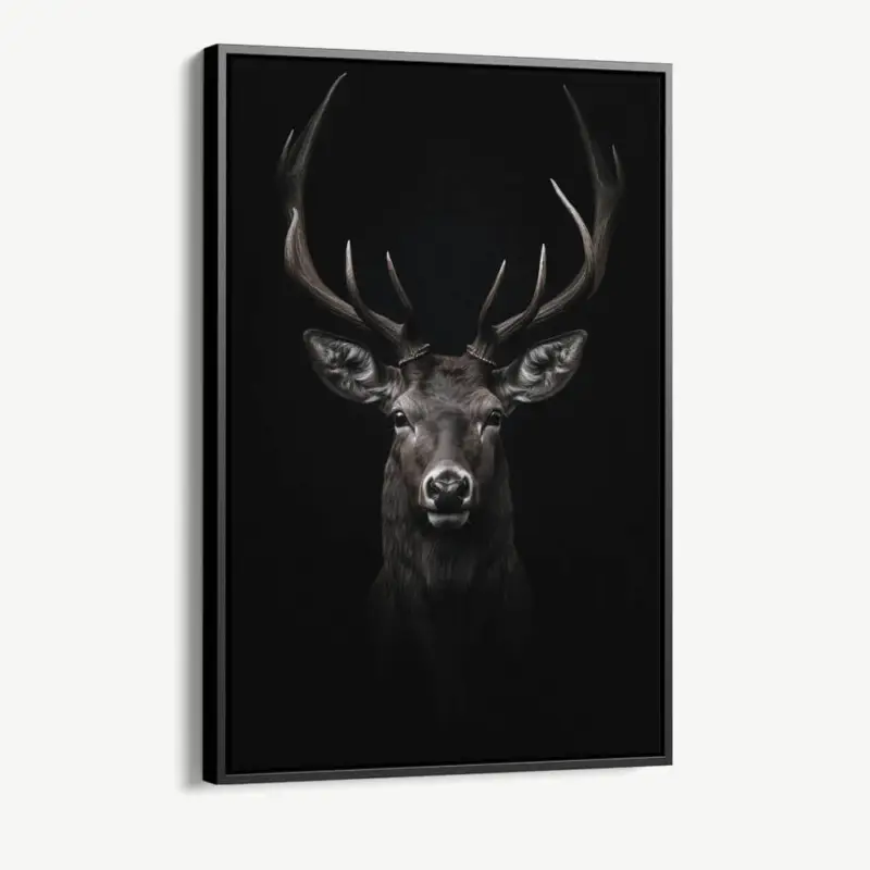 "Deer Noir" - Canvas - 40x60 cm Super Prix