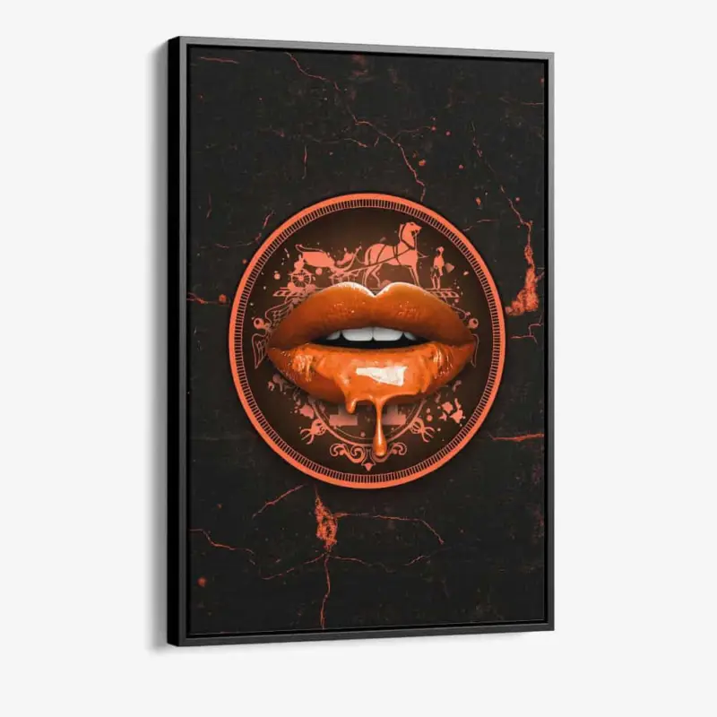 "Designer Kiss" - Canvas - 40x60 cm Acheter En Ligne
