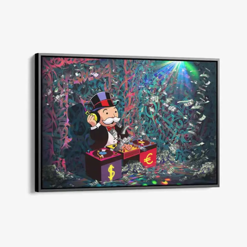 "Disco Money" - Canvas - 40x60 cm Offre Exclusive