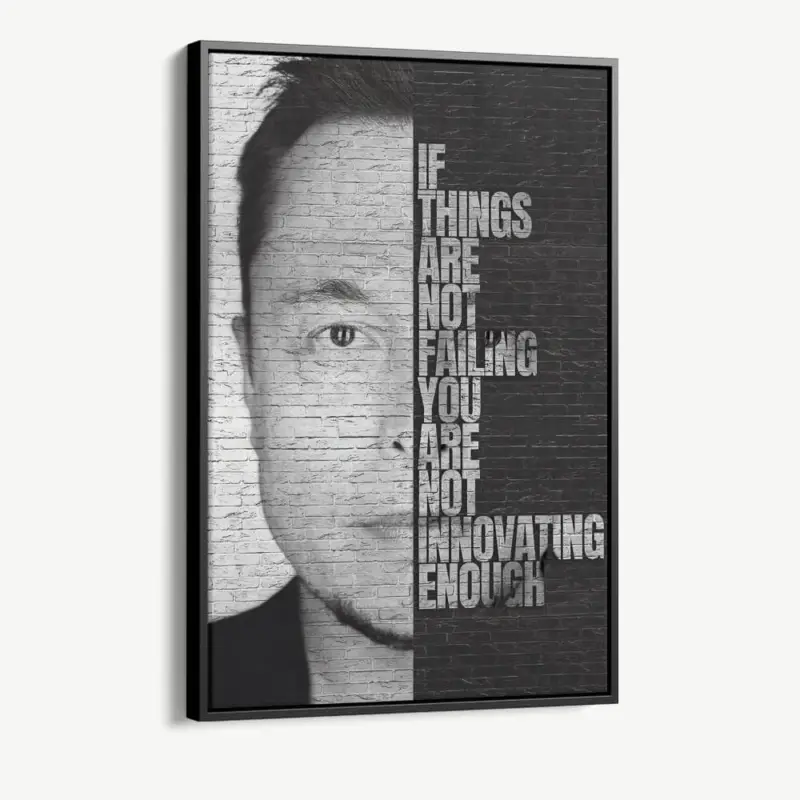 "Elon Musk" - Canvas - 40x60 cm Bon Plan