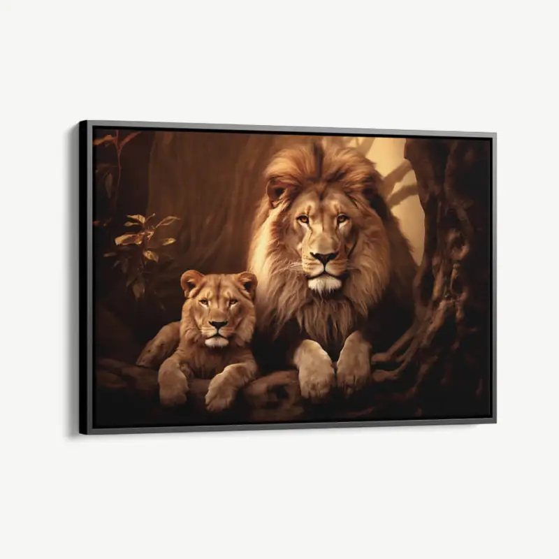 "Father & Son" - Canvas - 40x60 cm Dernier Modèle