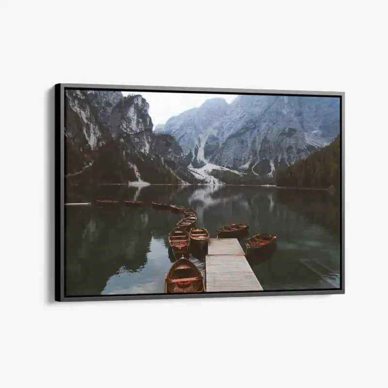 "Floating Boats" - Canvas - 40x60 cm Meilleur Choix