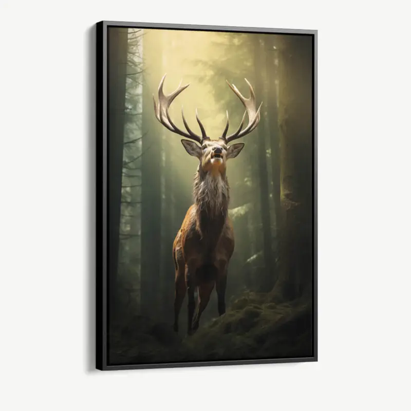 Top Vente "Forest Deer" - Canvas - 40x60 cm