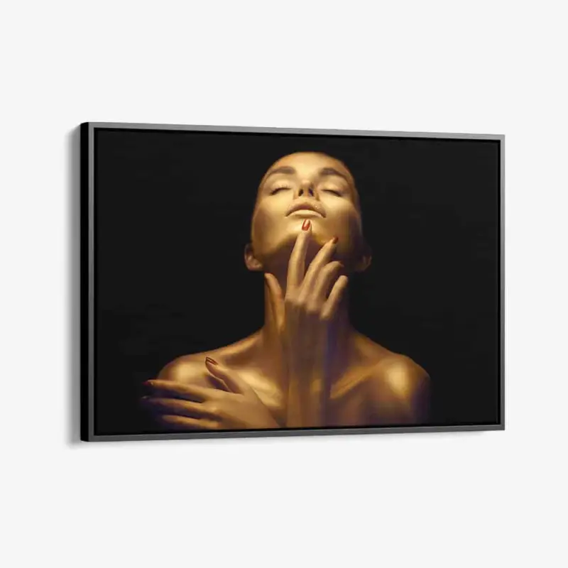 Top Vente "Golden Glance" - Canvas - 40x60 cm