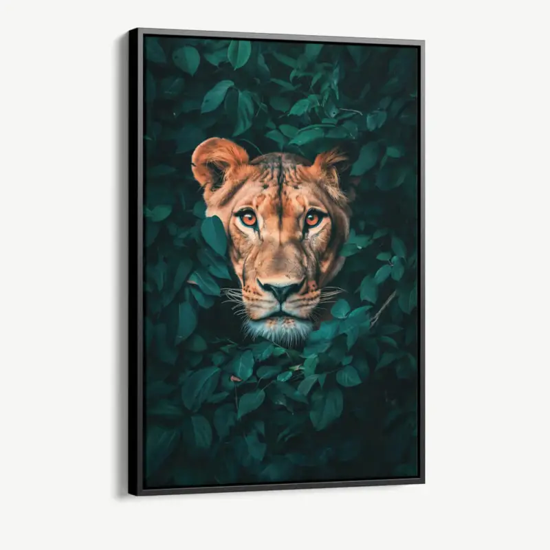 Vente Flash "Jungle Lion and Lioness II" - Canvas - 40x60 cm