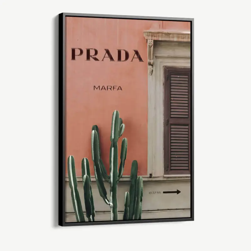 Vente Flash "Terracotta Facade" - Canvas - 40x60 cm