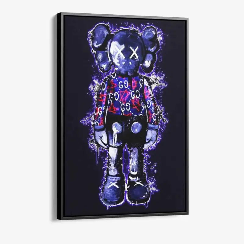 Top Vente “Purple Hype Figure (Limited Edition)” - Canvas - 40x60 cm