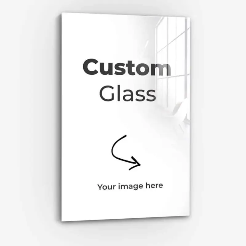 Usine Directe Custom Glass - verticaal - Gehard glas - 40x60 cm - Zonder lijst
