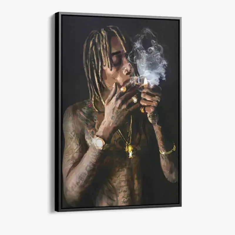 Wiz Khalifa - Canvas - 40x60 cm Vente Flash