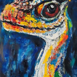 Super Prix Betoverende Blik van de Gekko - Canvas / 30x40