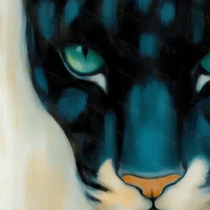 Acheter En Ligne Blik van een Panter - Canvas / 30x40