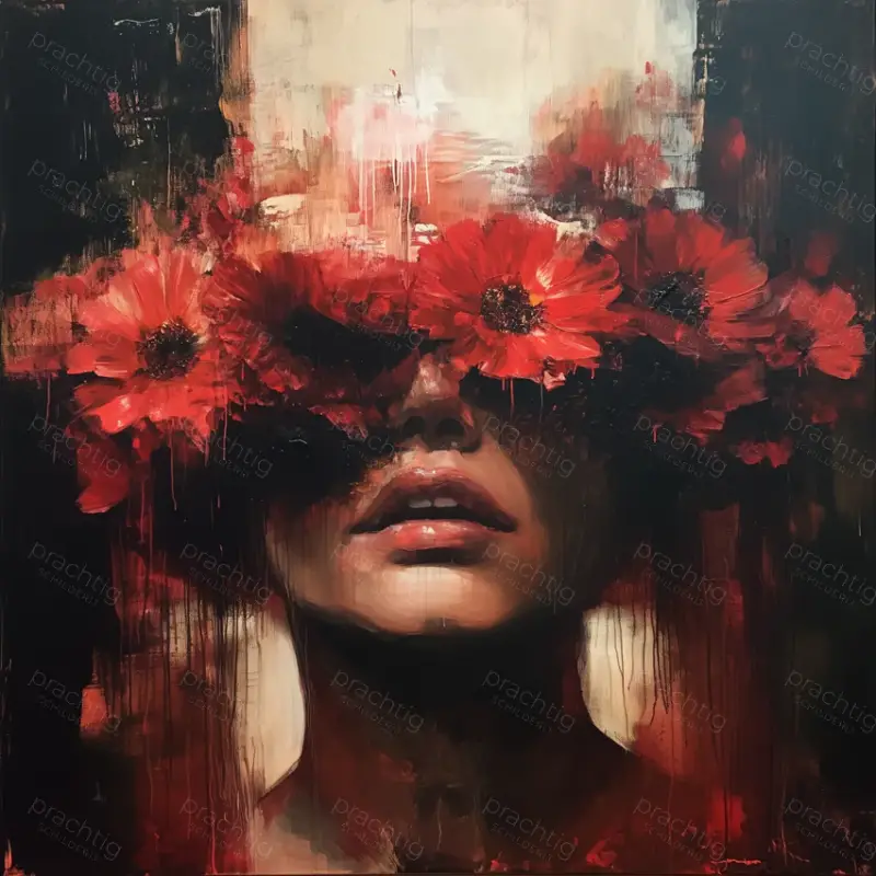 Acheter Direct Bloemenmasker van Mysterie - Dibond / 30x30