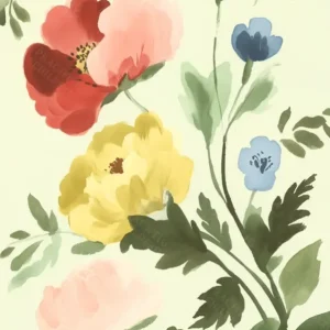 Achat Immédiat Bloemenpracht in zachte tinten - Olieverf / 30x40