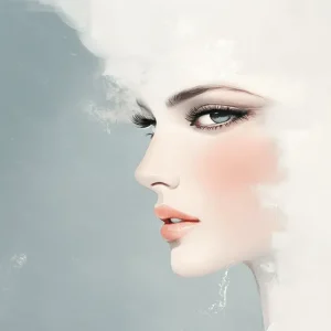 Acheter En Ligne Dromerige Blik op Zachte Pastels - Dibond / 60x80