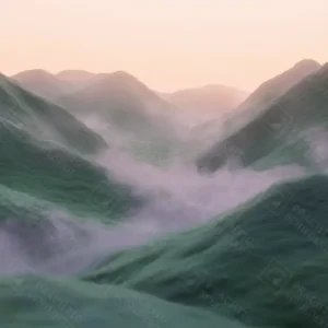 Achat Immédiat Dromerige Velden in Mist - Olieverf / 60x80