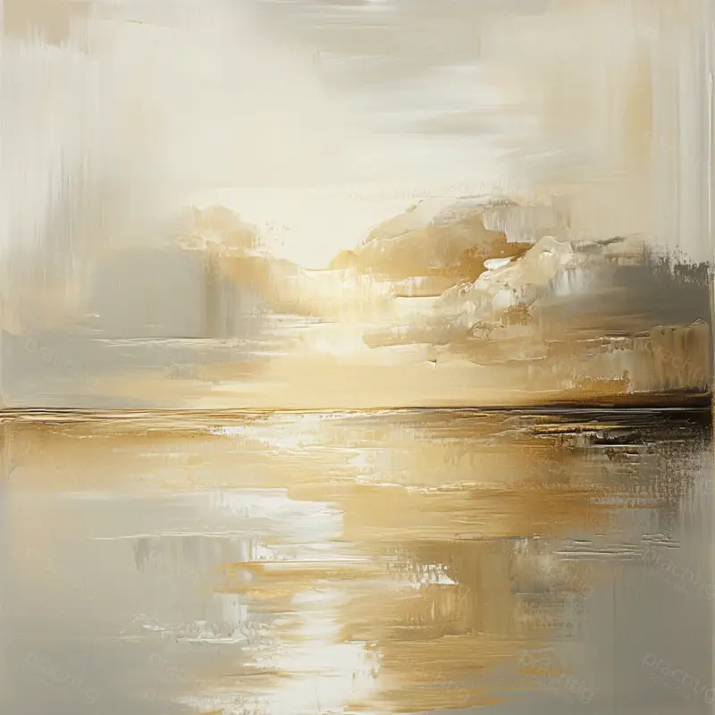 Acheter En Ligne Gouden Zonsopgang aan de Horizon - Canvas / 30x30