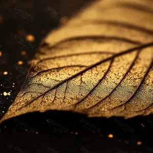 Acheter Direct Gouden Herfstblad in de Schijnwerpers - Dibond / 30x40