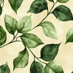 Affaire À Saisir Groene Blaadjes Serenade - Dibond / 30x40