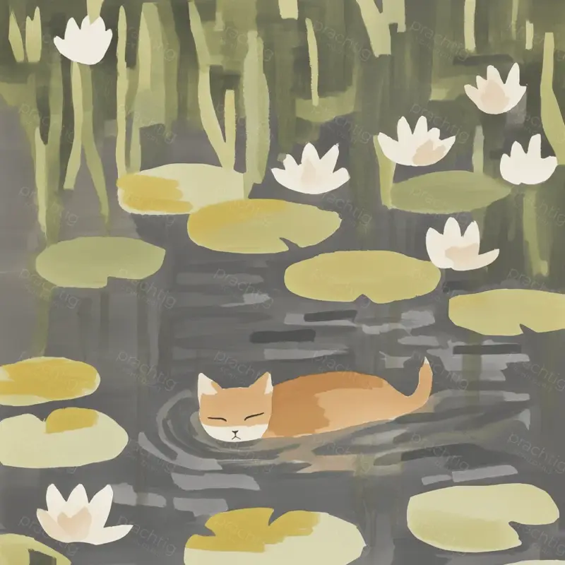 Achetez Aujourd’hui Kalm Katje In Waterland - Canvas / 30x30