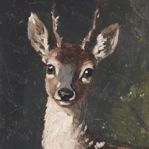 Achetez Aujourd’hui Jonge Hertje in het Bos - Dibond / 30x40