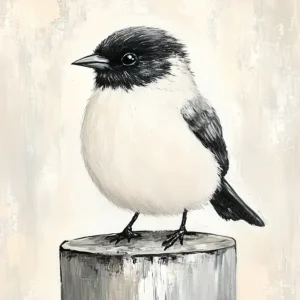 Achat Immédiat Klein Gevederde Schoonheid - Dibond / 30x40