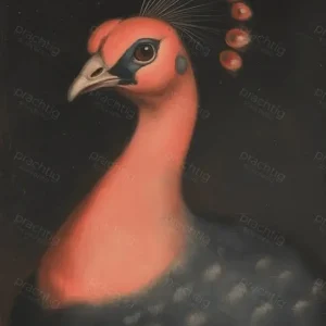 Acheter En Ligne Majestueuze pauw in zacht licht - Olieverf / 30x40