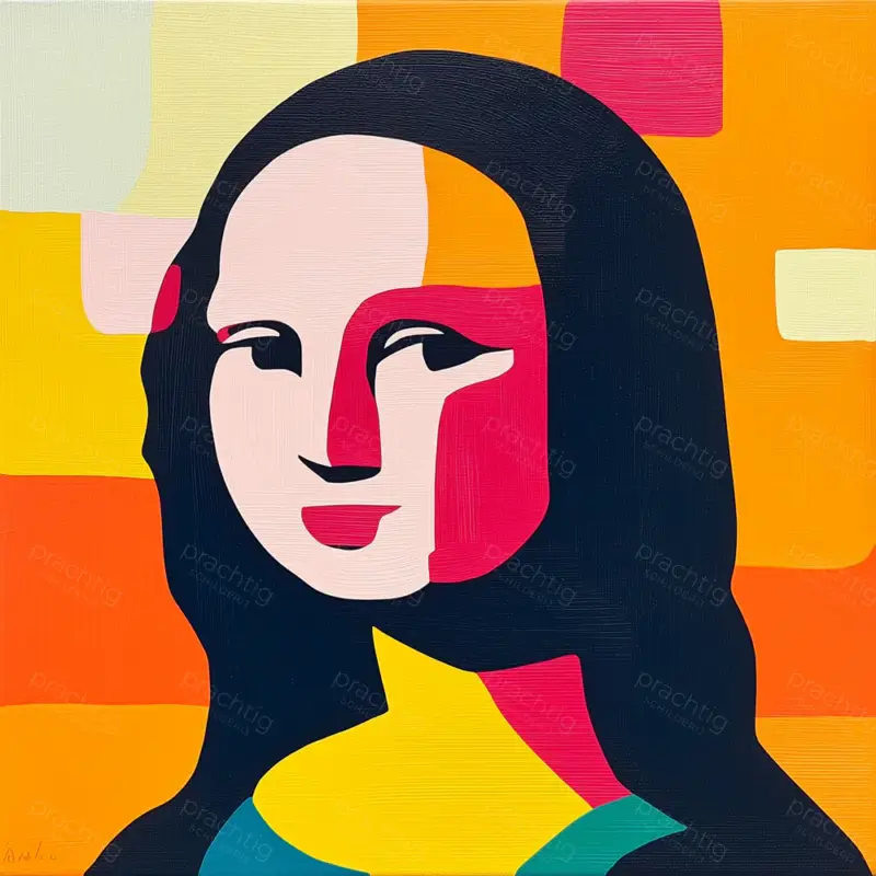 Acheter Direct Pop-Art Mona Lisa - Olieverf / 30x30
