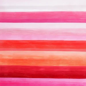Acheter Direct Rode en Roze Strepen - Dibond / 60x80